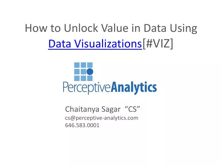 how to unlock value in data using data visualizations viz