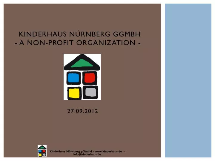 kinderhaus n rnberg ggmbh a non profit organization