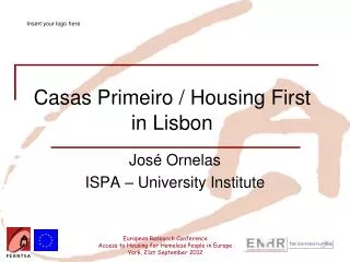 Casas Primeiro / Housing First in Lisbon