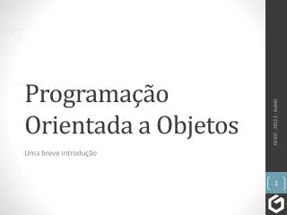 programa o orientada a objetos