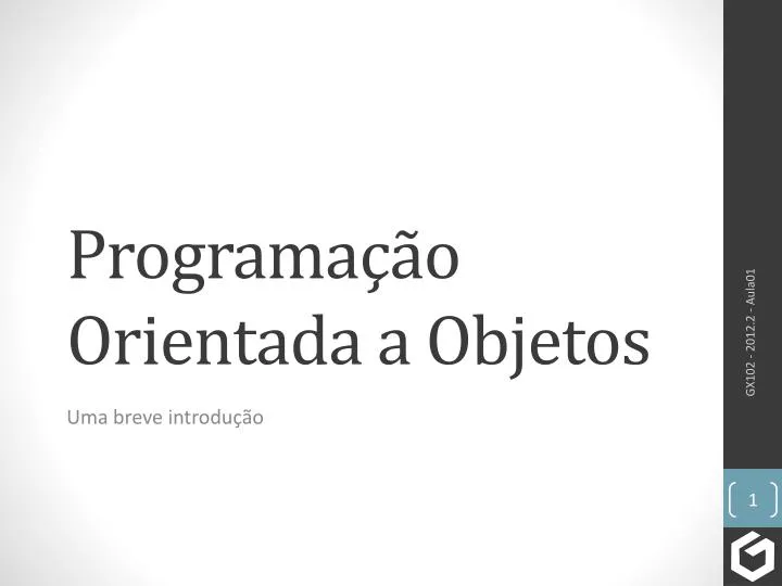 programa o orientada a objetos