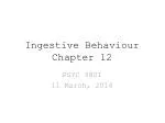 Ingestive Behaviour Chapter 12 - slide 1