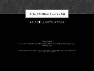 The Scarlet Letter