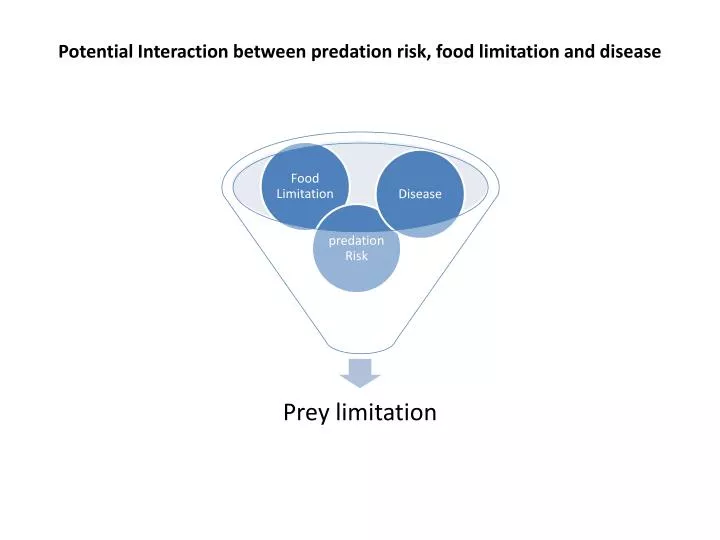 potential interaction between predation risk food limitation and disease