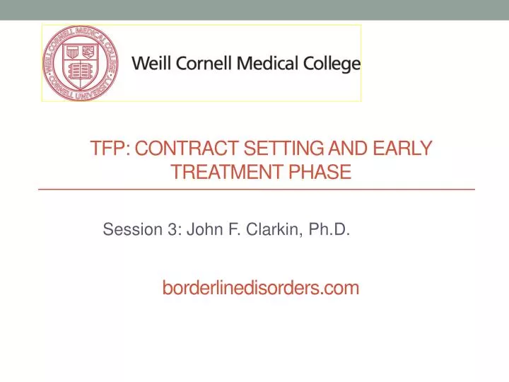 tfp contract setting and early treatment phase borderlinedisorders com