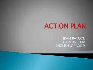 ACTION PLAN