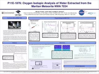 P11E-1876: Oxygen Isotopic Analysis of Water Extracted from the Martian Meteorite NWA 7034