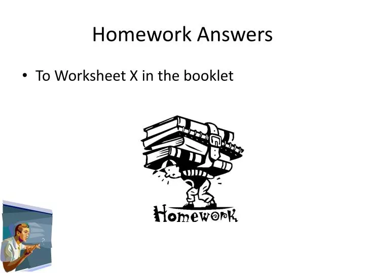 homework answers