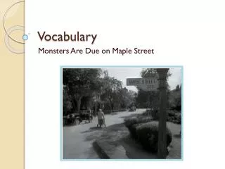 vocabulary