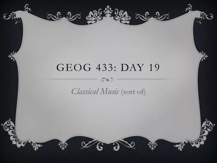 geog 433 day 19