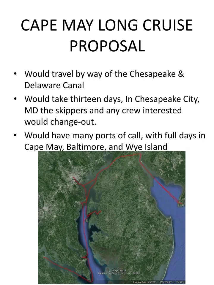 cape may long cruise proposal