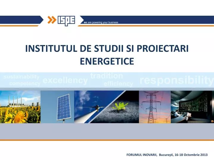 institutul de studii si proiectari energetice