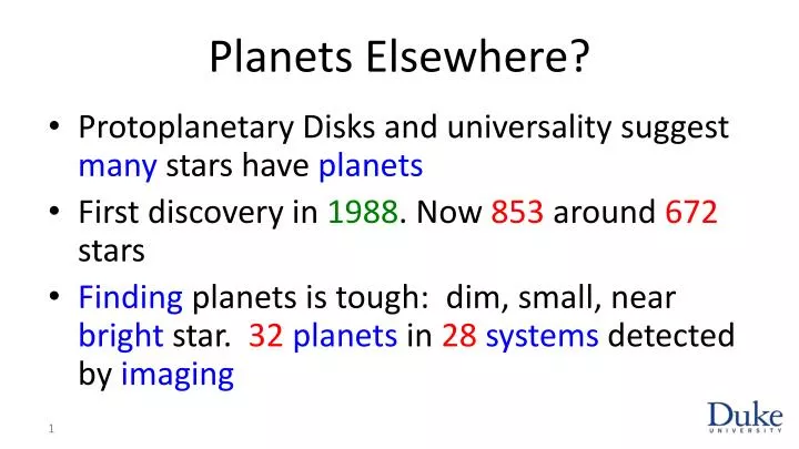 planets elsewhere