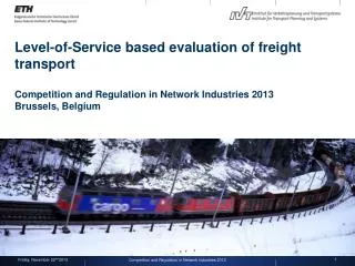 Competition and Regulation in Network Industries 2013