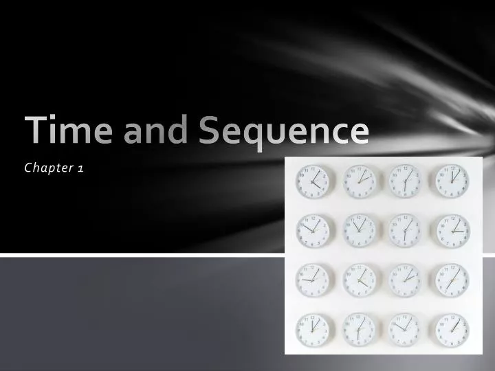 time and sequence