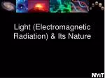 Light (Electromagnetic Radiation) &amp; Its Nature - slide 1