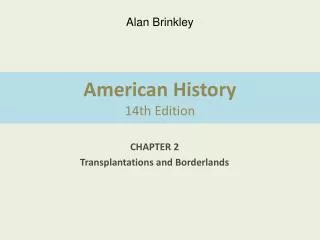American History 14th Edition