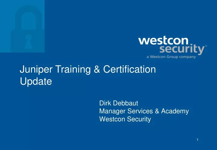 dirk debbaut manager services academy westcon security
