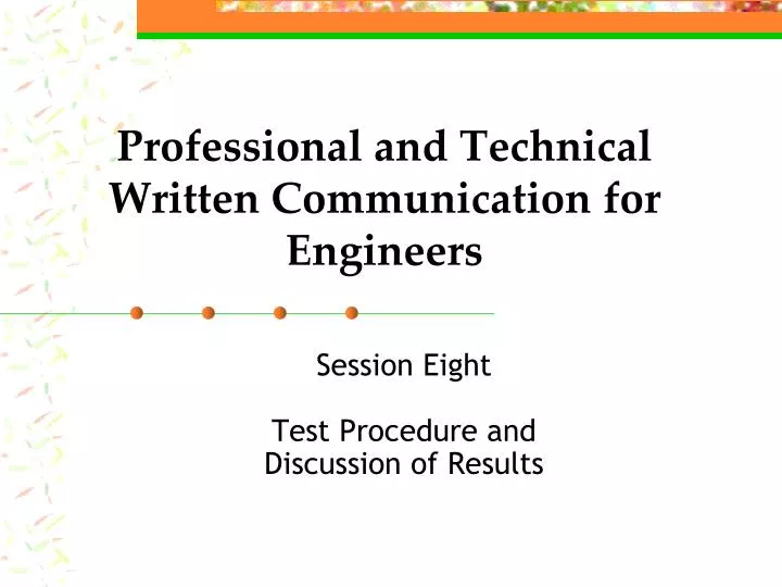 professional and technical written communication for engineers