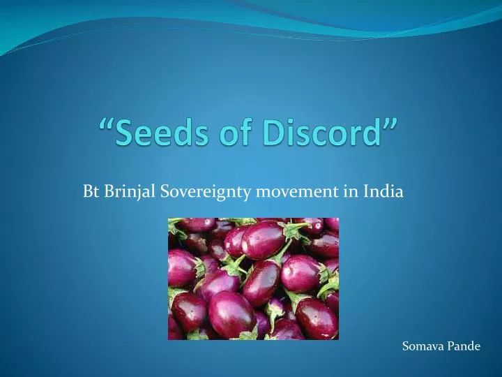 seeds of discord