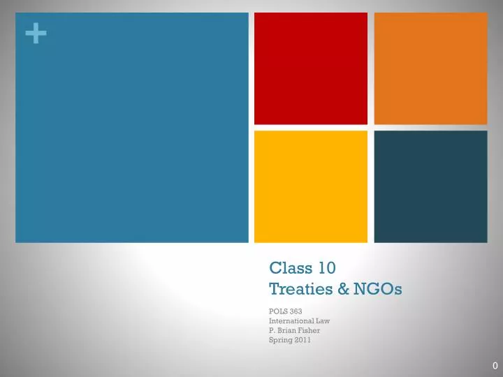 class 10 treaties ngos