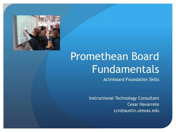 promethean board fundamentals