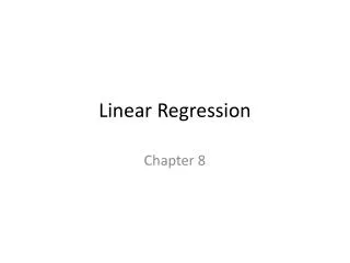 Linear Regression