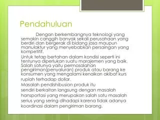 pendahuluan