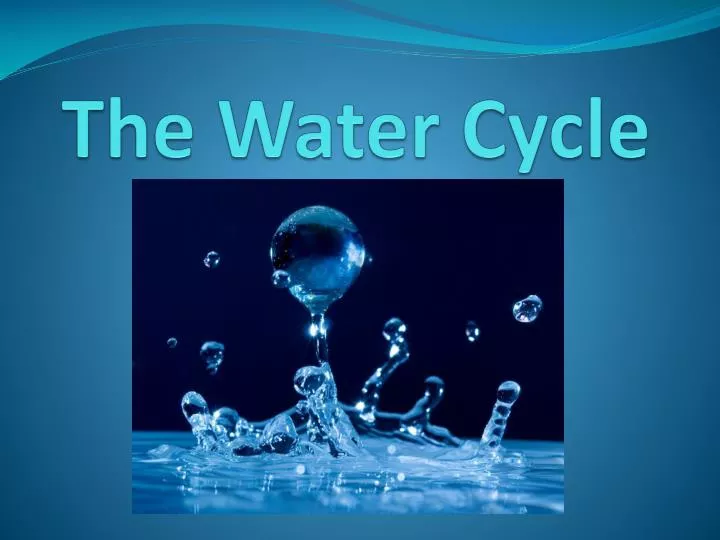water cycle ppt presentation download