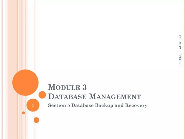 module 3 database management