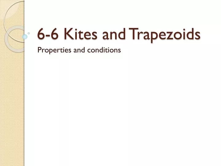 6 6 kites and trapezoids