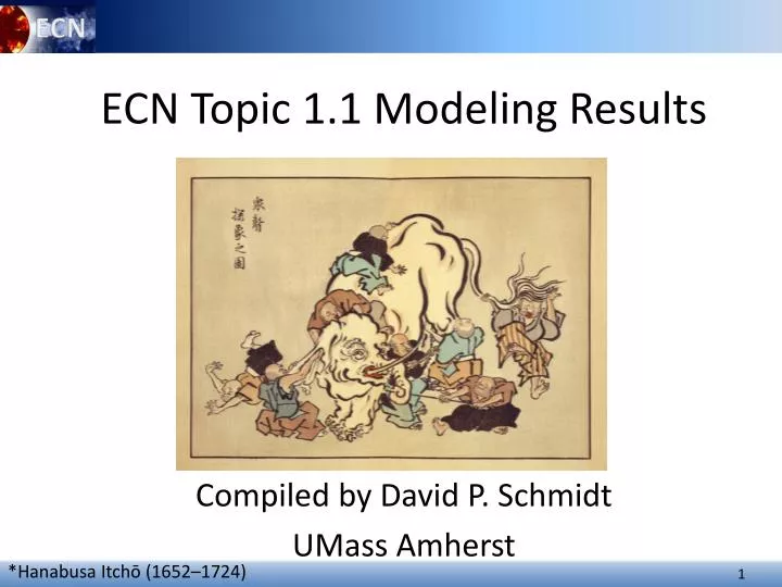 ecn topic 1 1 modeling results