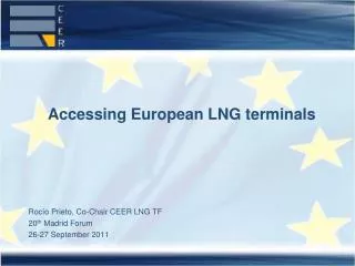 Accessing European LNG terminals