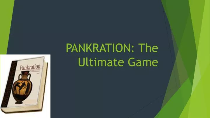 pankration the ultimate game