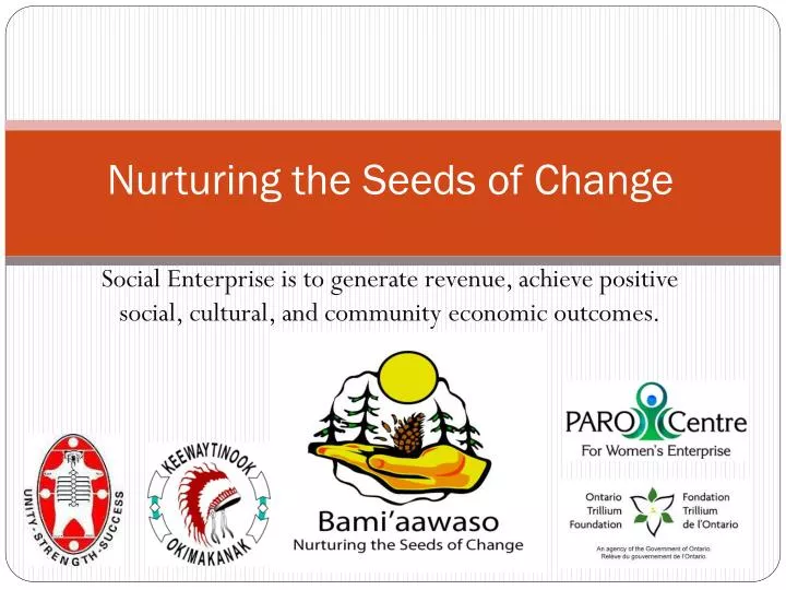 nurturing the seeds of change