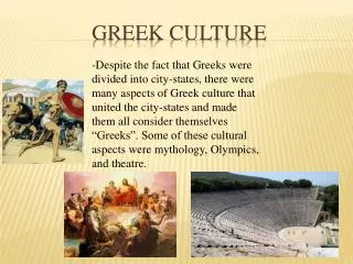 Greek culture