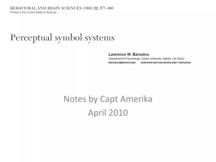 notes by capt amerika april 2010