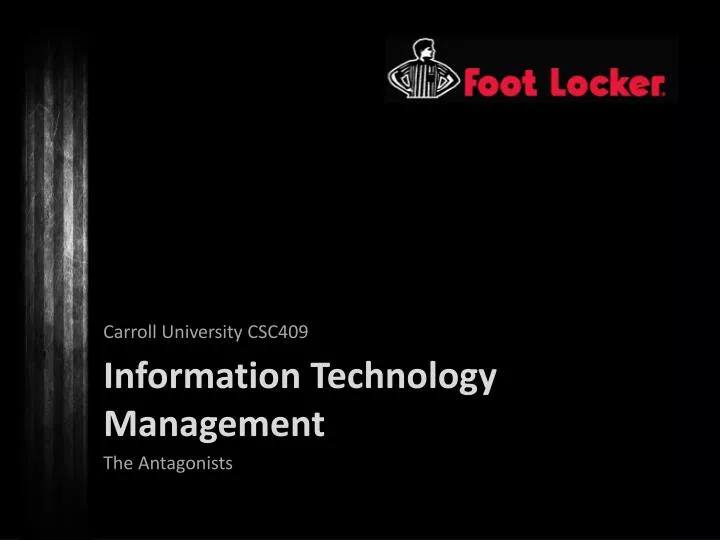 information technology management