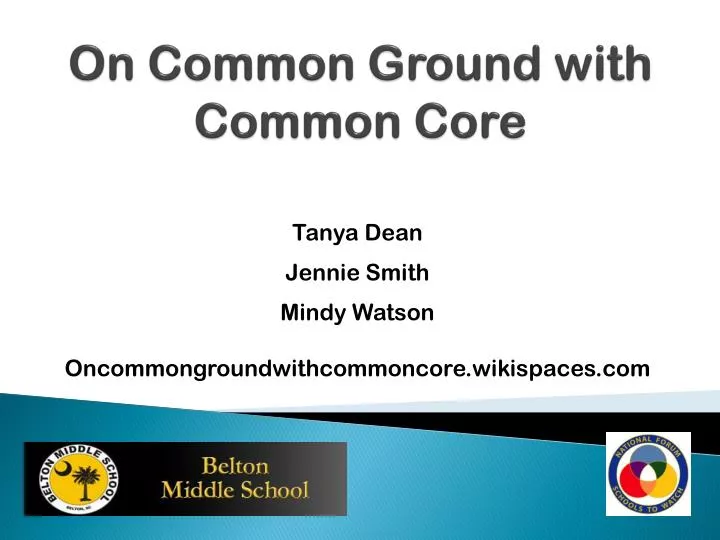 on common ground with common core