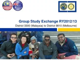 Group Study Exchange RY2012/13