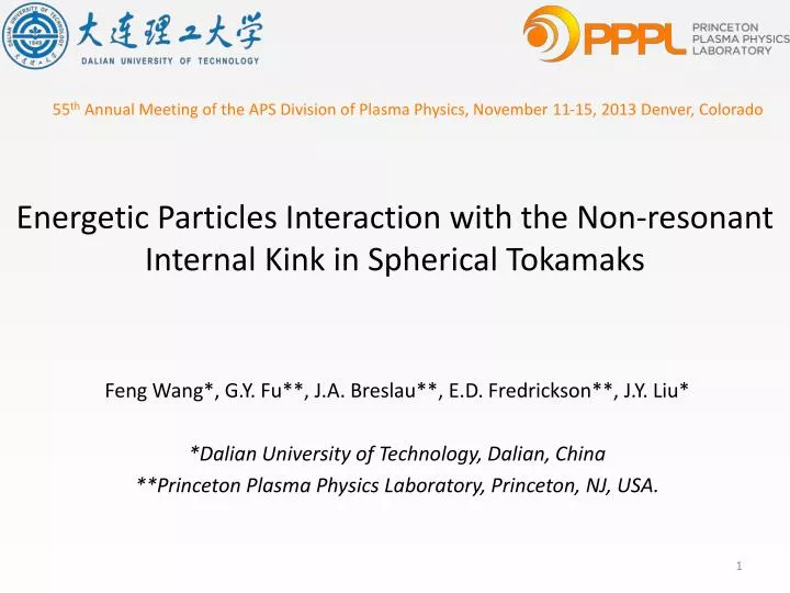 energetic particles interaction with the non resonant internal kink in spherical tokamaks
