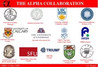 THE ALPHA COLLABORATION