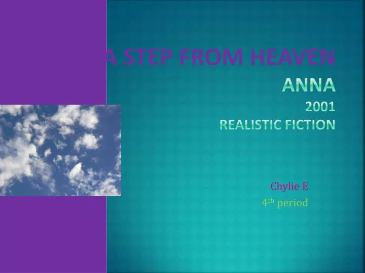 a step from heaven anna 2001 realistic fiction