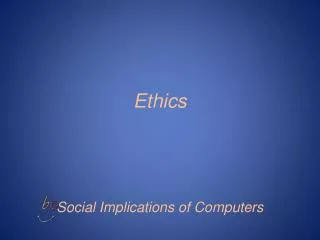 Ethics