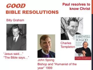 Good Bible resolutions