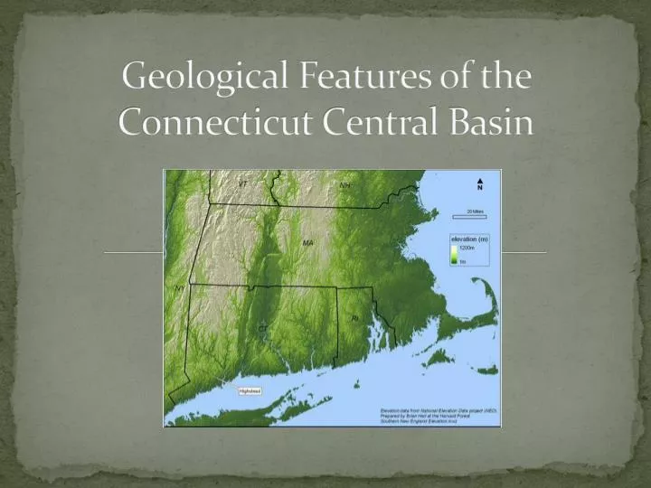 geological features of the connecticut central basin