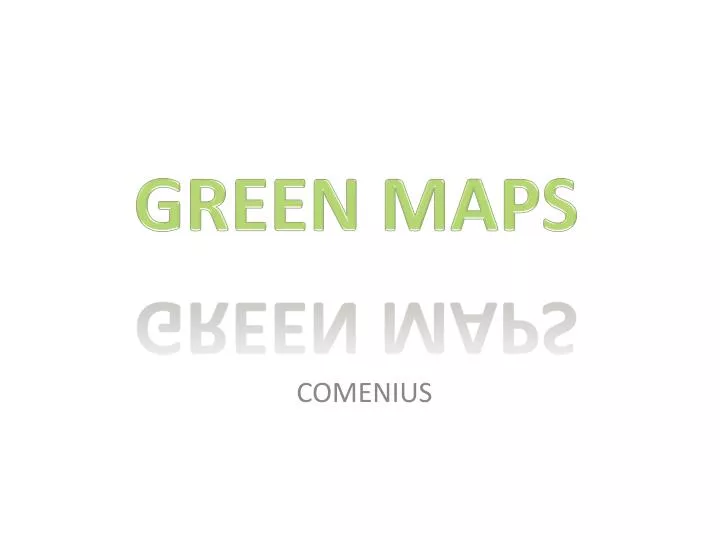 green maps