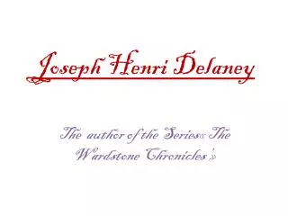 Joseph Henri Delaney