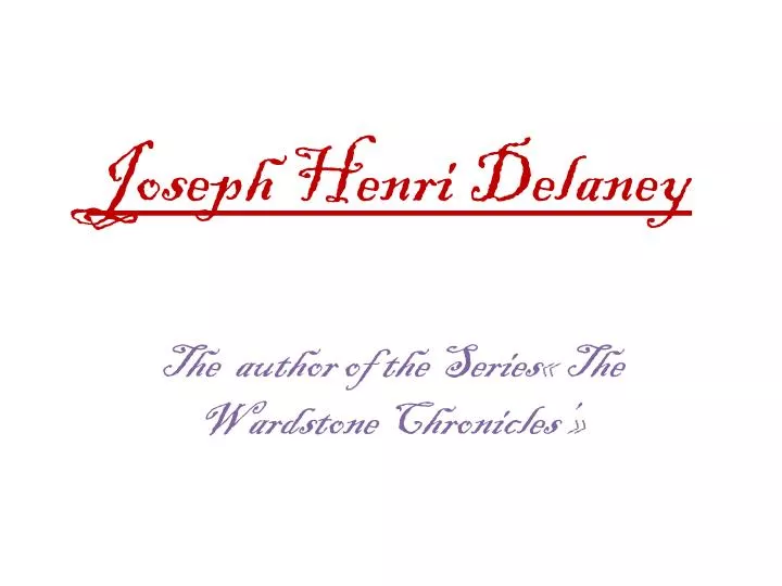 joseph henri delaney