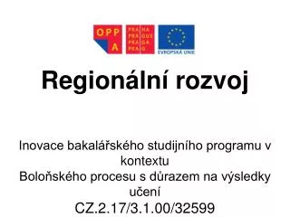 Regionální rozvoj